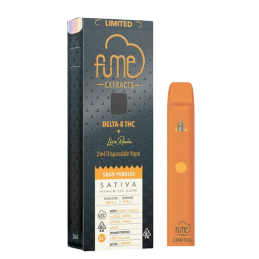 FumeLimited 5pk Live Resin D8 Sour Pebbles Box (697273213963)