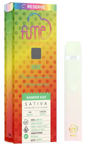 FumeReserve 5pk Rainbow Glue HHC Box (697273214038)