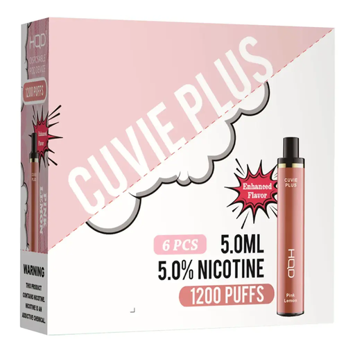 HqdCuvieplus 6pk 5% 1.2k Pink Lemon Box (6971578996887)