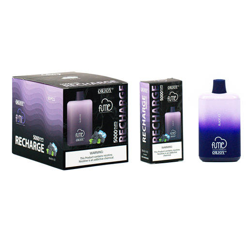 FumeRecharge 10pk 5% 5k Black Ice Box (6941821706211)