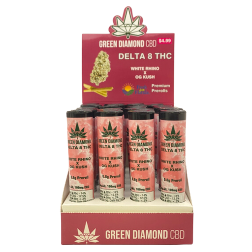 GREEN DIAMOND WHITE RHINO X OG KUSH 24PK BOX-(442042042042)