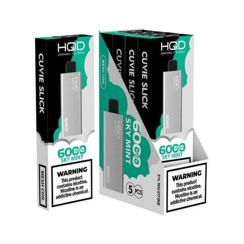 HqdSlick 5pk 5% 6k Sky Mint Box (6937105436905) Unit (6937105436899)